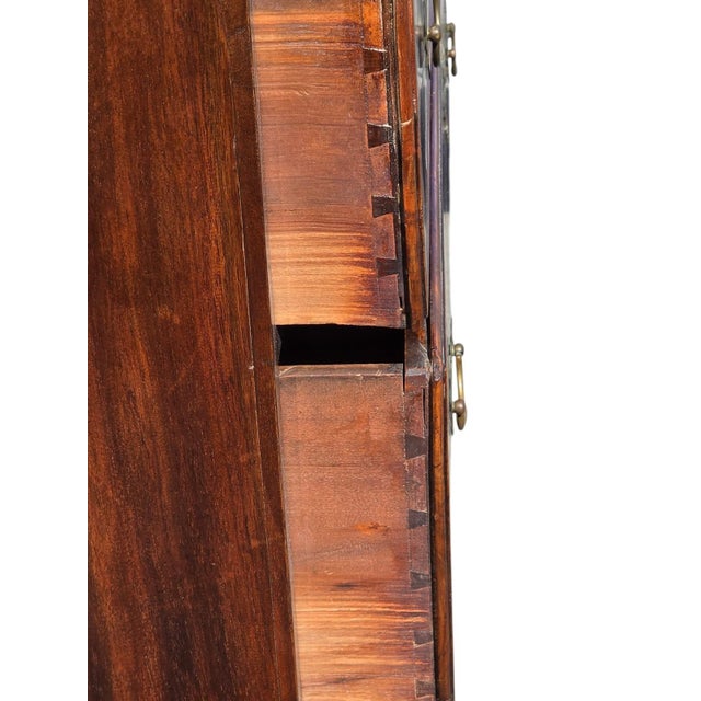 Brown Late 18th Century Queen Anne Solid Walnut Chest/Every Section Made From One Piece of Lumber. For Sale - Image 8 of 18