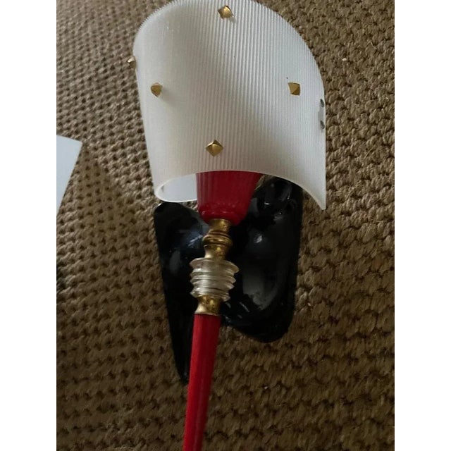 Wall Lamps by Pierre Guariche, 1960s, Set of 2, in Very Good conditions. Designed 1960 to 1969 European Plug (up to...