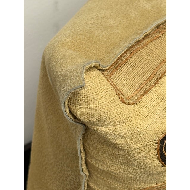 Kuba Cloth Decorative Pillows, Pair For Sale - Image 9 of 12