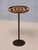 Danish Cabinetmaker Bronze Pedestal Table with Radial Marquetry Top, 1950 For Sale - Image 6 of 11