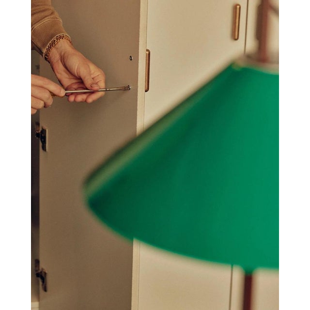 Brass PSL Handles by Henry Wilson, Set of 2 For Sale - Image 6 of 8