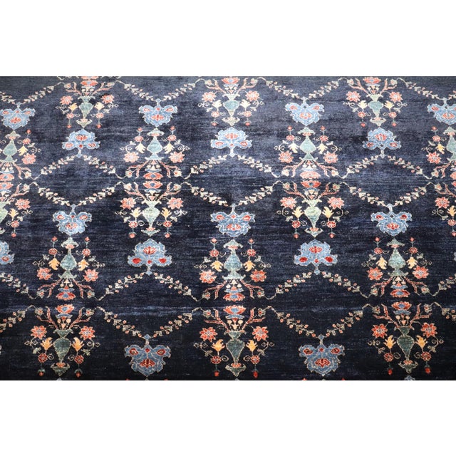 Stunning Persian Kashkuli Wool Rug Rug For Sale In New York - Image 6 of 12