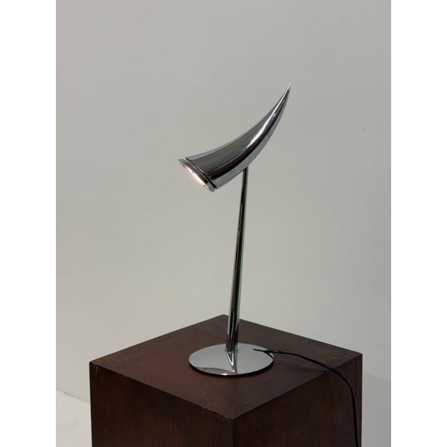 Silver Ara Table Lamp by Philippe Starck for Flos, 1980s For Sale - Image 8 of 13