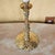 Brass Vintage Glenn Nelson Brass Candlestick Table Lamp, Hollywood Regency Style, 28” Tall For Sale - Image 8 of 18