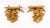 An elegant antique pair of giltwood Regency eagle wall brackets each bearing the label of the maker, Will J Wade, London,...