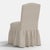 Textile Stoffer Home x Cloth & Company Thelma Ruffle Camel Back Dining Chair in Mauve Mini Gingham For Sale - Image 7 of 7