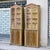 Pair of bookcases redone in style with antique lacquered doors 700 structure made of solid wood and lacquered plywood...