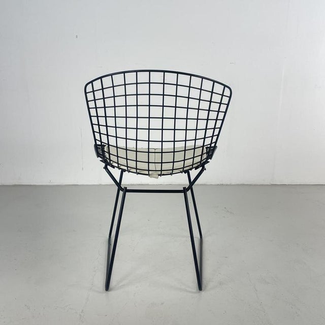1950s Side Chair in Black by Harry Bertoia, 1950s For Sale - Image 5 of 11