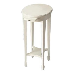 Arielle Accent Table, White