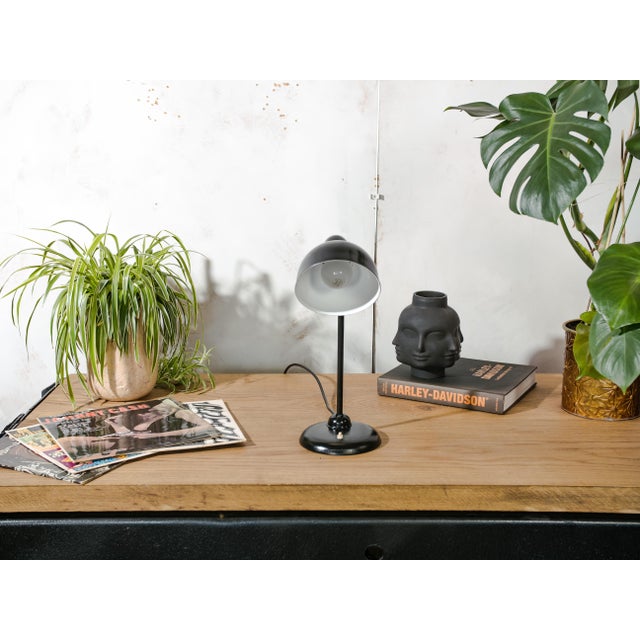 Authentic 1940s bauhaus desk lamp, kaiser idell model 6556 set of 2 pieces this stunning original kaiser idell desk lamp...