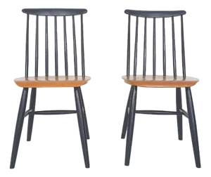 Set of Spindle Back Chairs, the Netherlands, 1960s