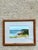 Vintage Framed Coastal Landscape Watercolor For Sale - Image 11 of 12