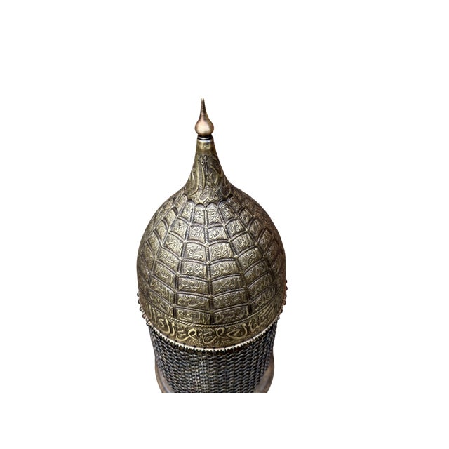 Hand-Forged Ottoman Turban Helmet For Sale - Image 13 of 15