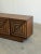 Wood 1960s Brutalist Walnut Credenza With Carved Diamond Design For Sale - Image 7 of 18