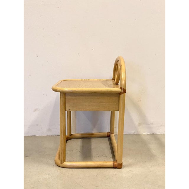 Bamboo Bedside Tables by Gervasoni, 1980s, Set of 2 For Sale - Image 9 of 16