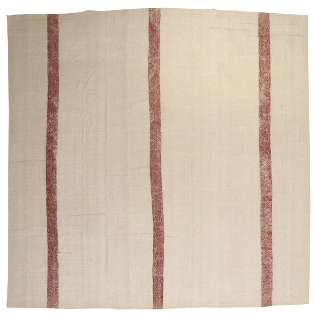 Vintage Square Room Size Turkish Kilim - 9'8" x 9'10" For Sale - Image 15 of 18