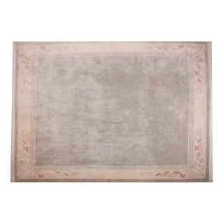 Vintage Tibetan Hand-Knotted Rug For Sale