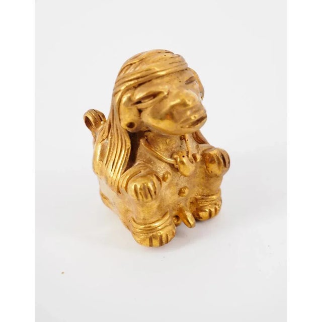 Colombian Taïrona Tumbaga Statuette of Sage For Sale - Image 9 of 9