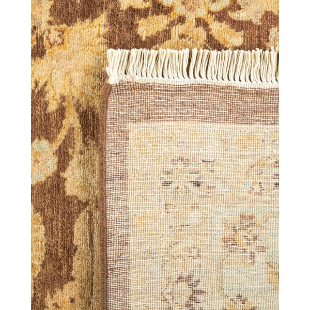 2000 - 2009 Mogul, One-of-a-Kind Hand-Knotted Area Rug - Brown, 6' 1" x 9' 1" For Sale - Image 5 of 8