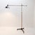 Black Industrial Articulating Floor Lamp, 1930s For Sale - Image 8 of 16