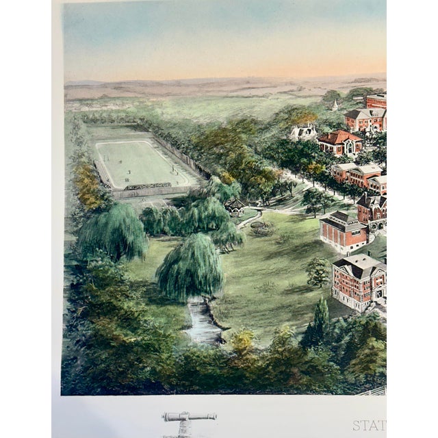 State University of Kentucky, After Richard Rummell, c.1913 — Hand-Colored Print Wove Paper, Large For Sale - Image 4 of 4