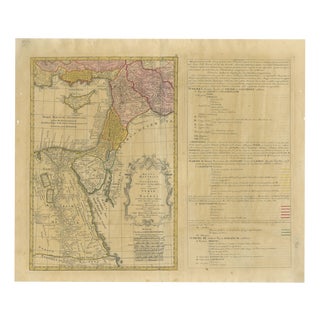 Antique Biblical Holy Land Map, 1739 For Sale
