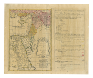 Antique Biblical Holy Land Map, 1739