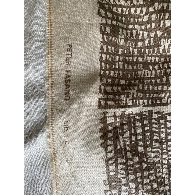 Textile Zanzibar by Peter Fasano 100% Linen Fabric Colorway Dune - 2.5 Yards For Sale - Image 7 of 7