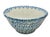 Best Large 13 Inch Antique American Blue Spongeware Decorated Stoneware Kitchen Mixing Bowl in Excellent Condition For Sale - Image 11 of 18