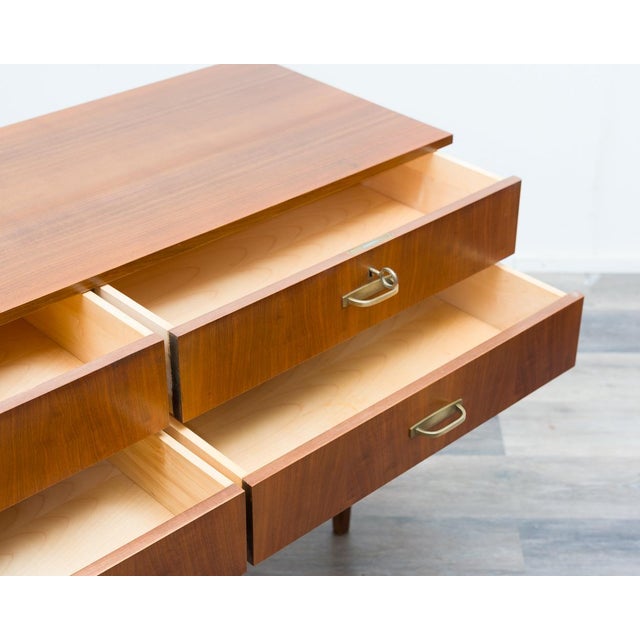 Sideboard with Drawers in Walnut, 1950s For Sale - Image 9 of 13