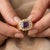 Make a bold, sophisticated statement with this exquisite vintage-inspired cocktail ring. At its heart sits a striking...