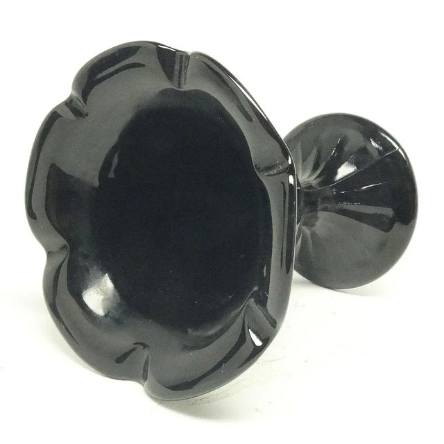 Hialite Bowls on Stand by Ząbkowice Glassworks, Poland, 1970s, Set of 2 For Sale - Image 10 of 13