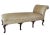 Gold English Cabriole Leg Chaise For Sale - Image 8 of 9