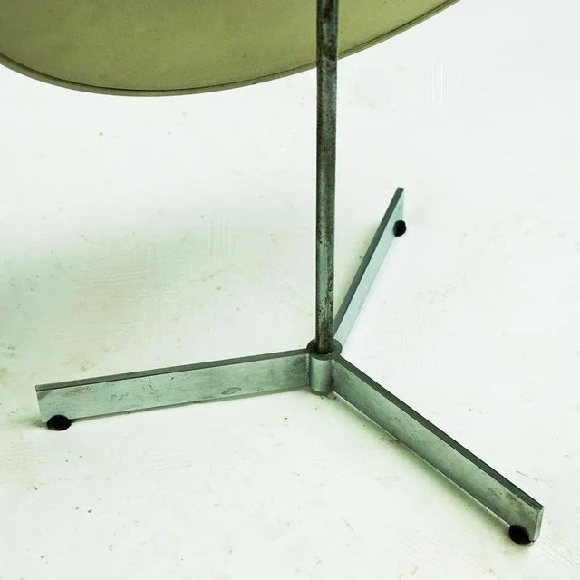 1960s Scandinavian White Lacquered Table Mirror attributed to U. & Ö. Kristiansson for Luxus, 1960s For Sale - Image 5 of 11