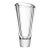 Signed Vera Wang for Wedgwood Crystal Vase With Frosted Pedestal Base, 10.5"h For Sale
