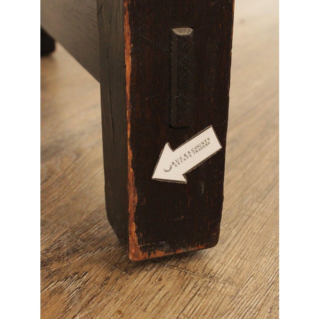 L & JG Stickley Antique Mission Oak and Leather Morris Chair For Sale - Image 17 of 18