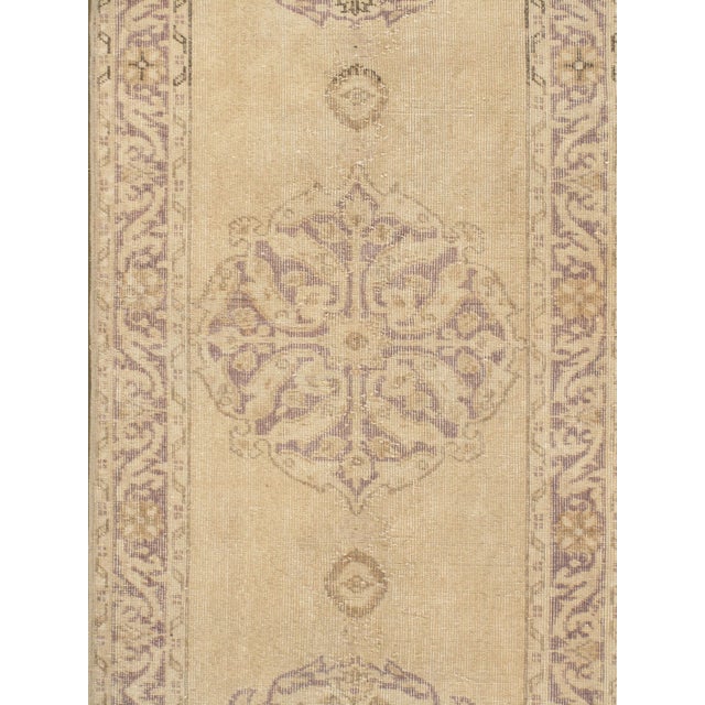 This lovely rug is lightly distressed or shabby chic with low pile that adds to the patina and beauty of this handwoven...