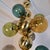 Glass and Brass Italian Mid-Century Modern Chandelier For Sale - Image 9 of 9