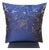 Handmade Blue Abstract Cushion Cover For Sale