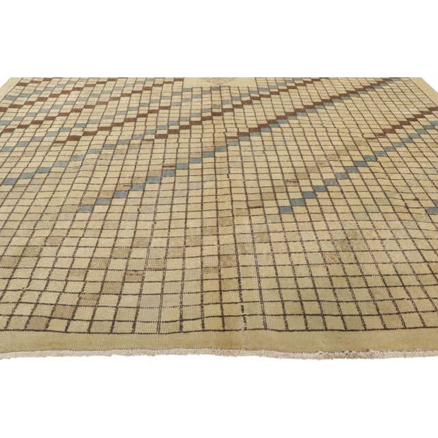 Rustic Vintage Turkish Sivas Rug - 06'11 X 10'03 For Sale - Image 4 of 10