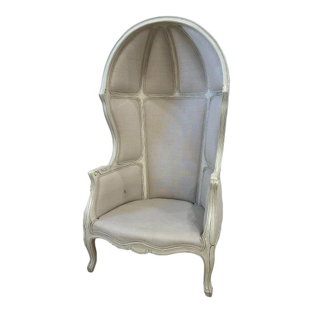 Contemporary Child Size Versailles Canopy Chair Restoration Hardware For Sale