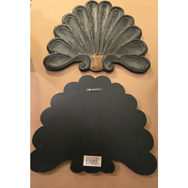 Vintage House Parts Inc. Wood Carved Garden/Home Plaques With Distressed Finish. Faded Black and gold. Heavy plaques feel...