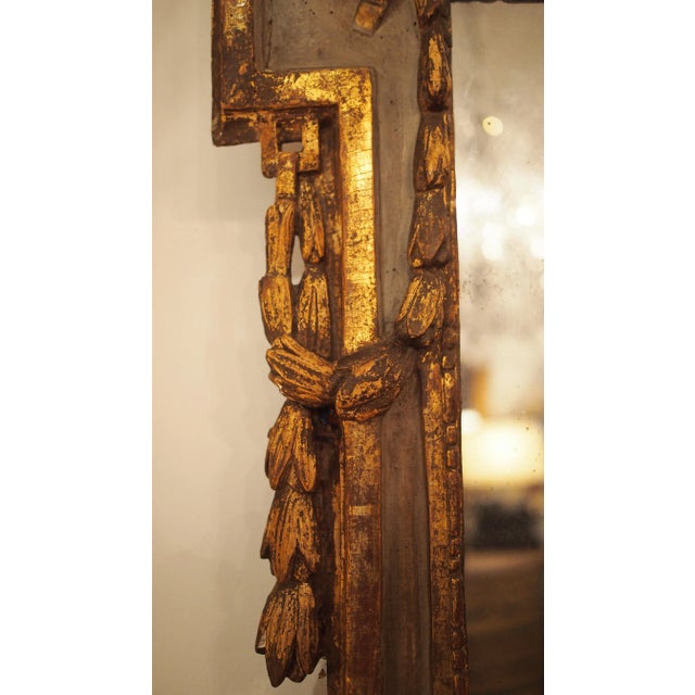 Period Louis XVI Mirror With a Shell Cartouche For Sale In New Orleans - Image 6 of 10