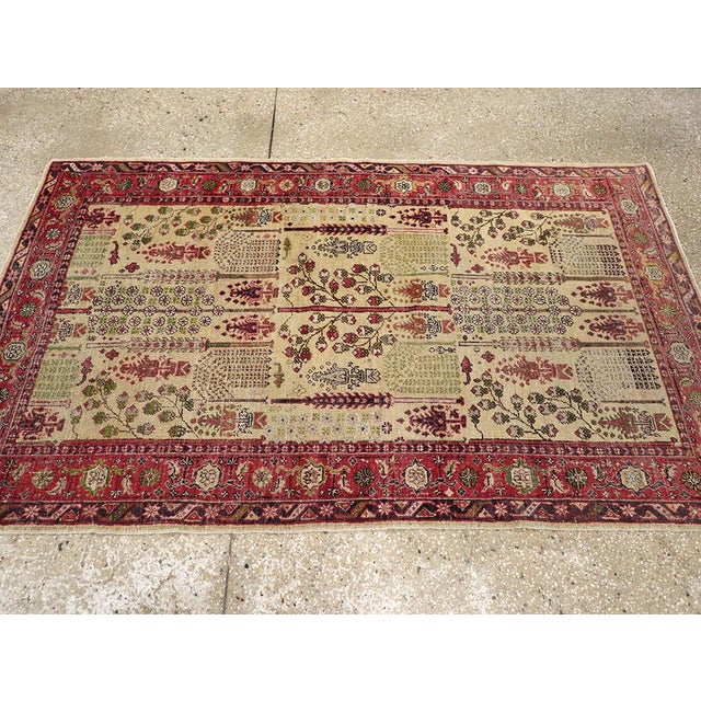 1930s Galerie Shabab Collection Early 20th Century Turkish Sivas Rug For Sale - Image 5 of 9