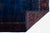 Art Deco Early 20th Century Antique Chinese Art Deco Wool Rug in Cobalt Blue & Plum For Sale - Image 3 of 12