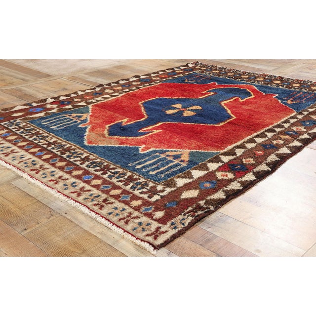 Textile Vintage Persian Lori Rug - 05'06 X 07'03 For Sale - Image 7 of 9