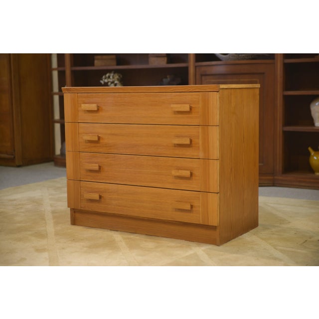 Pine Veneer Chest of Drawers, 1980s For Sale - Image 10 of 10