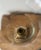 Transparent Late 20th Century Glass & Brass Hurricane Candle Holder For Sale - Image 8 of 8