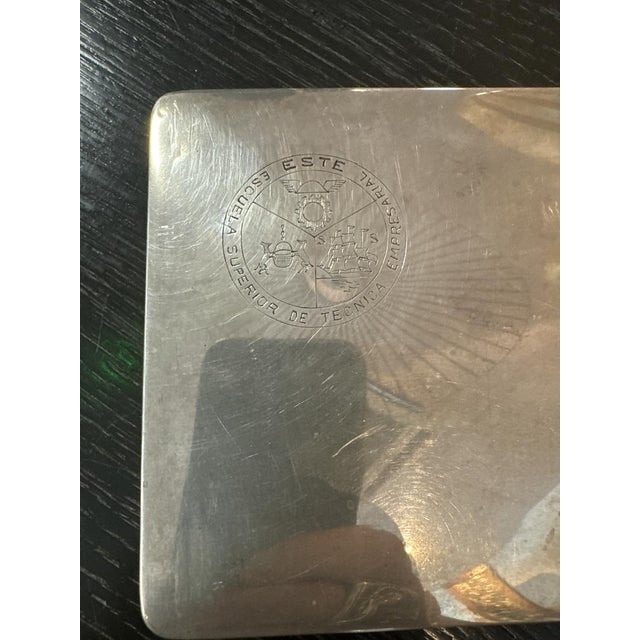 Art Deco Box in Argent Massif, 1925 For Sale - Image 3 of 8