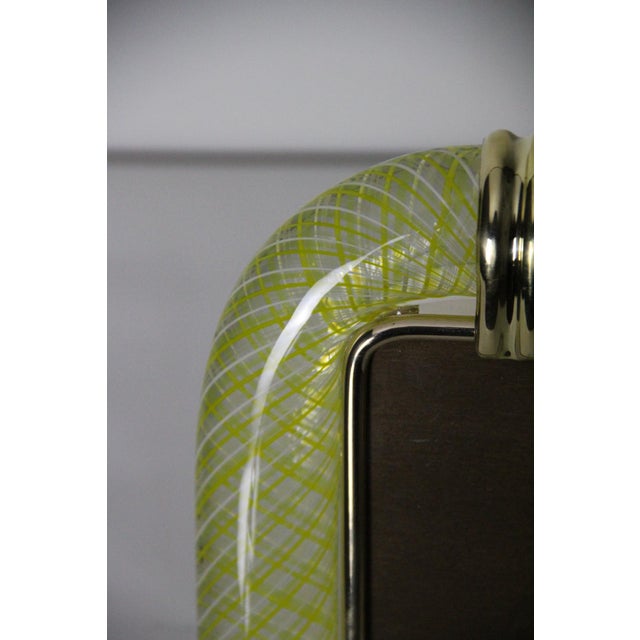 Yellow Murano Glass Filigree Frame, 2000s For Sale - Image 13 of 18